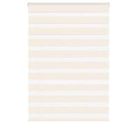 vidaXL Store zèbre beige marbré largeur du tissu 100 9 cm polyester store à enrouleur zébré store zébré pour fenêtre 4014626
