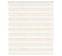 vidaXL Store zébré beige marbré 130x150 cm – polyester, largeur tissu 125,9 cm