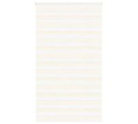 vidaXL Store zèbre à enrouleur beige marbré – Polyester, largeur du tissu 130,9 cm