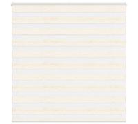 vidaXL Store zèbre Beige marbré Largeur du Tissu 145,9 cm Polyester, Store à Enrouleur zébré, Store zébré pour fenêtre, Store zébré pour vitre