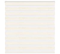 vidaXL Store zèbre Beige marbré Largeur du Tissu 145,9 cm Polyester, Store à Enrouleur zébré, Store zébré pour fenêtre, Store zébré pour vitre