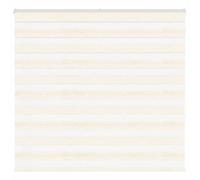 vidaXL Store zèbre Beige marbré Largeur du Tissu 155,9 cm Polyester, Store à Enrouleur zébré, Store zébré pour fenêtre, Store zébré pour vitre