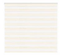 vidaXL Store zèbre Beige marbré Largeur du Tissu 155,9 cm Polyester, Store à Enrouleur zébré, Store zébré pour fenêtre, Store zébré pour vitre