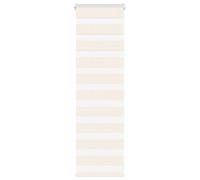 vidaXL Store zèbre Beige marbré Largeur du Tissu 40,9 cm Polyester, Store à Enrouleur zébré, Store zébré pour fenêtre, Store zébré pour vitre