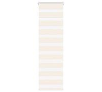 vidaXL Store zèbre Beige marbré Largeur du Tissu 40,9 cm Polyester, Store à Enrouleur zébré, Store zébré pour fenêtre, Store zébré pour vitre