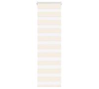 vidaXL Store zèbre Beige marbré Largeur du Tissu 40,9 cm Polyester, Store à Enrouleur zébré, Store zébré pour fenêtre, Store zébré pour vitre