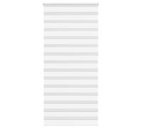 vidaXL Store zèbre Blanc 115x230 cm Largeur du Tissu 110,9cm Polyester