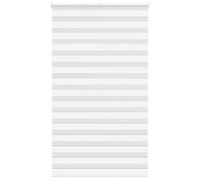 Vidaxl Store Zèbre Blanc 130x230 Cm Largeur Du Tissu 125,9cm Polyester
