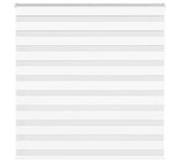 vidaXL Store zèbre à enrouleur 4014763 140x150 cm (tissu 135,9 cm) polyester blanc
