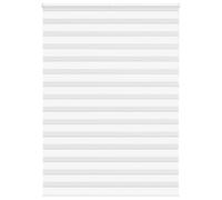 vidaXL Store zèbre Blanc 160x230 cm Largeur du Tissu 155,9cm Polyester