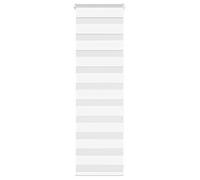 vidaXL Store zèbre blanc 40x100 cm largeur du tissu 35,9 cm polyester, store à enrouleur zébré, store zébré pour fenêtre, 4014717