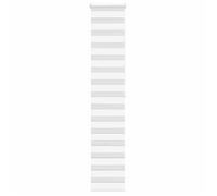 vidaXL Store zèbre enrouleur blanc 40x200 cm polyester largeur tissu 35,9 cm