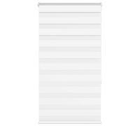 Vidaxl Store Zèbre Blanc 80x150 Cm Largeur Du Tissu 75,9 Cm Polyester