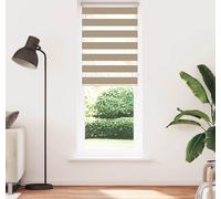 vidaXL Store zébré brun sable 90x200 cm Largeur du tissu 85,9 cm Polyester