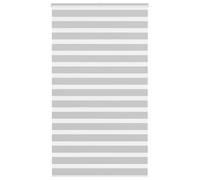 vidaXL Store zèbre Gris Clair Largeur du Tissu 120,9 cm Polyester