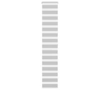 Store zèbre gris clair largeur du tissu 40,9 cm polyester, store à enrouleur zébré, store zébré pour fenêtre, store 4014458