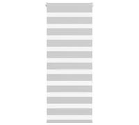 vidaXL Store zébré gris clair 60x150 cm Largeur du tissu 55,9 cm Polyester