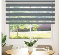 vidaXL Store zébré gris foncé 160x100 cm Largeur du tissu 155,9 cm Polyester