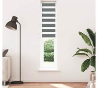 vidaXL Store zébré gris foncé 45x230 cm Largeur du tissu 40,9 cm Polyester