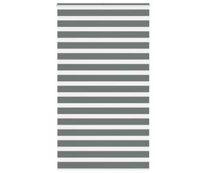 vidaXL Store zèbre Gris foncé Largeur du Tissu 115,9 cm Polyester