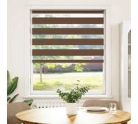 Vidaxl Store Zèbre Marron 105x100cm Largeur Du Tissu 100,9cm Polyester
