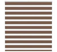 Vidaxl Store Zèbre Marron 140x150cm Largeur Du Tissu 135,9cm Polyester