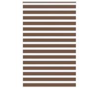 Store zèbre marron 140x200cm largeur du tissu 135,9cm polyester, store à enrouleur zébré, store zébré pour fenêtre, 4014373
