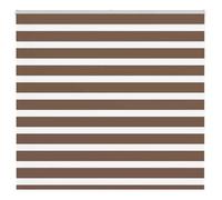 Vidaxl Store Zèbre Marron 155x150cm Largeur Du Tissu 150,9cm Polyester