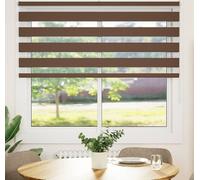 vidaXL Store zébré Marron 160x100 cm Largeur du tissu 155,9 cm Polyester
