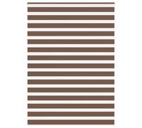 Vidaxl Store Zèbre Marron 160x230cm Largeur Du Tissu 155,9cm Polyester