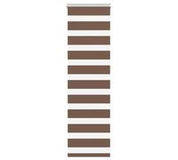 vidaXL Store zèbre Marron 45x100 cm Largeur du Tissu 40,9 cm Polyester