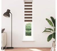 vidaXL Store zébré Marron 45x200 cm Largeur du tissu 40,9 cm Polyester