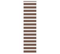 vidaXL Store zèbre Marron 60x200 cm Largeur du Tissu 55,9 cm Polyester