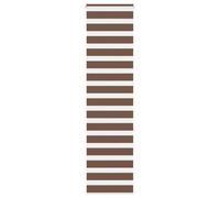 Vidaxl Store Zèbre Marron 65x230 Cm Largeur Du Tissu 60,9 Cm Polyester