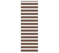 vidaXL Store zèbre Marron 70x200 cm Largeur du Tissu 65,9 cm Polyester, Store à Enrouleur zébré, Store zébré pour fenêtre, Store zébré pour vitre