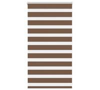 Store zèbre marron 75x100 cm largeur du tissu 70,9 cm polyester vidaXL