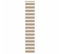 Vidaxl Store Zèbre Marron Sable Largeur Du Tissu 40,9 Cm Polyester