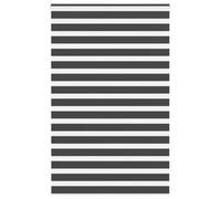 vidaXL Store à enrouleur zèbre noir 150x200 cm tissu largeur 145,9 cm polyester