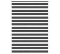 vidaXL Store zèbre Noir 160x230 cm Largeur du Tissu 155,9 cm Polyester, Store à Enrouleur zébré, Store zébré pour fenêtre, Store zébré pour vitre