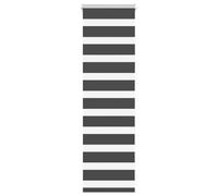 Store zèbre noir 45x100 cm largeur du tissu 40,9 cm polyester
