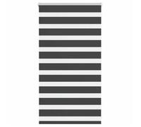 vidaXL Store zèbre 80x100 cm, largeur du tissu 75,9 cm, polyester, noir