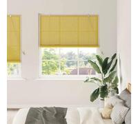 Vidaxl Stores Et Occultants Avec Des Rideaux Jaune Bambou