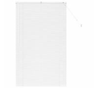 vidaXL Stores vénitiens Blanc 175 x 100 cm Aluminium, Stores Modernes, en Aluminium réglables, vénitiens rectangulaires, Super déco fenêtres pour Maison et Bureau