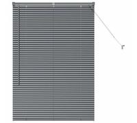 vidaXL – Stores vénitiens en aluminium – Gris foncé – 95x130 cm – Finition mate – Fonctionnement manuel