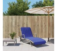 vidaXL Strandhanddoeken 2 st 400 g/mÂ² 75x200 cm stof koningsblauw362678 Bleu G