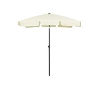 Vidaxl Parasol De Plage Jaune Sable 180x120 Cm Jaune