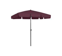 vidaXL Strandparasol 200x125 cm bordeauxrood314731
