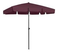 vidaXL Strandparasol 200x125 cm bordeauxrood314731 Rouge G