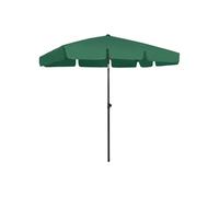 Parasol de Plage Anthracite 200x125 cm Abri de Soleil Jardin Extérieur vidaXL