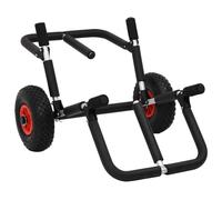 vidaXL SUP Trolley pour 2 planches de surf Pliable 90 kg Aluminium